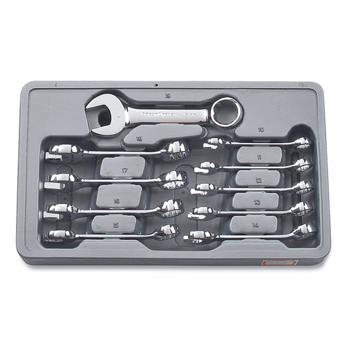 BUY 10 PC. 12 POINT STUBBY COMBINATION METRIC WRENCH SET now and SAVE!