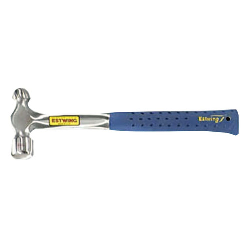 BUY BALL PEIN HAMMER, STRAIGHT BLUE SHOCK REDUCTION GRIP HANDLE, 10.75 IN OVERALL L, 12 OZ STEEL HEAD now and SAVE!