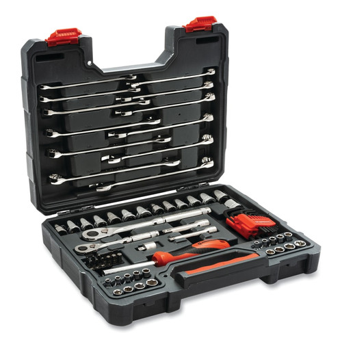 BUY 70 PC 1/4 IN AND 3/8 IN DRIVE MECHANICS TOOL SET, SAE/METRIC, CASE INCLUDED now and SAVE!