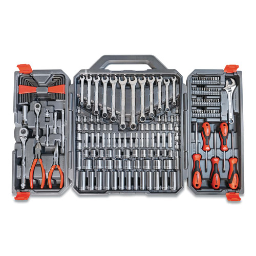 BUY 1/4 IN AND 3/8 IN DRIVE 6-PT SAE/METRIC PROFESSIONAL TOOL SET, 180 PIECE now and SAVE!