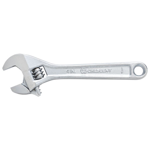 BUY ADJUSTABLE CHROME WRENCH, 8 IN OAL, 1-1/8 IN OPENING, CHROME PLATED now and SAVE!