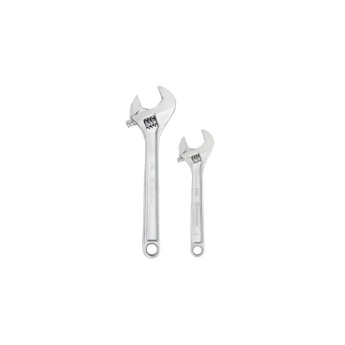 BUY ADJUSTABLE WRENCH SET, 8- & 12-INCH, CHROME now and SAVE!
