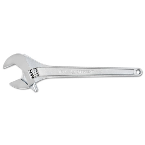 BUY ADJUSTABLE CHROME WRENCH, 24 IN OAL, 2-7/16 IN OPENING, CHROME PLATED, TAPERED HANDLE now and SAVE!