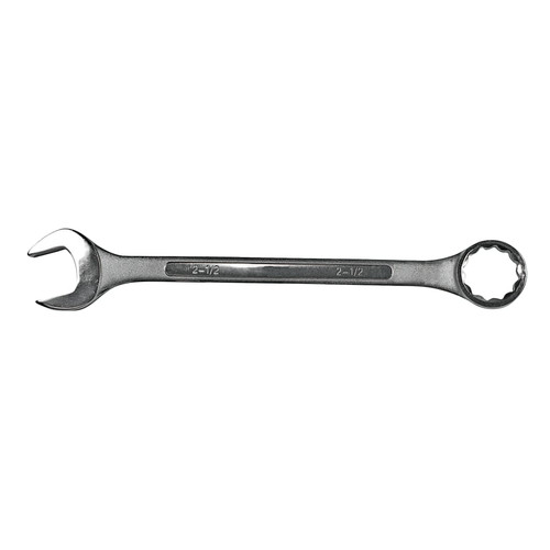 BUY JUMBO COMBINATION WRENCH, 2-1/2 IN OPENING, 31-1/2 IN L, 12 POINT, NICKEL CHROME PLATED FINISH now and SAVE!