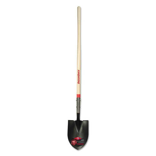 BUY FORGED ROUND POINT SHOVEL, 11.5 IN L X 8.75 IN W BLADE, ROUND POINT, 45 IN HARDWOOD STRAIGHT CUSHION HANDLE now and SAVE!