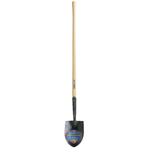 BUY SHOVEL, 9-1/2 IN X 7 IN ROUND POINT BLADE, 47 IN WHITE ASH STRAIGHT HANDLE now and SAVE!