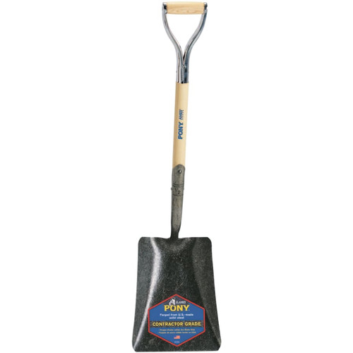 BUY SHOVELS, 12 IN X 9 3/4 IN SQUARE POINT BLADE, 27 IN WHITE ASH D-HANDLE now and SAVE!