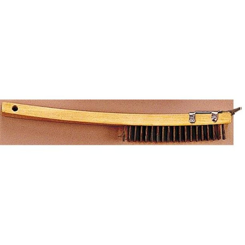 STANDARD WIRE BRUSHES, CURVED WOOD HANDLE, Shop Now!