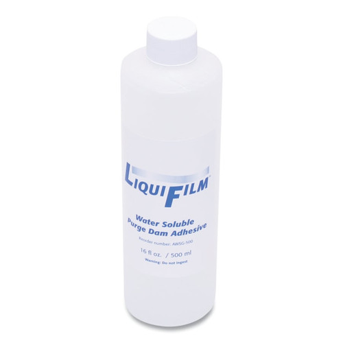 BUY LIQUIFILM WATER SOLUBLE PURGE FILM AND ADHESIVE, 16 FL OZ ADHESIVE BOTTLE now and SAVE!