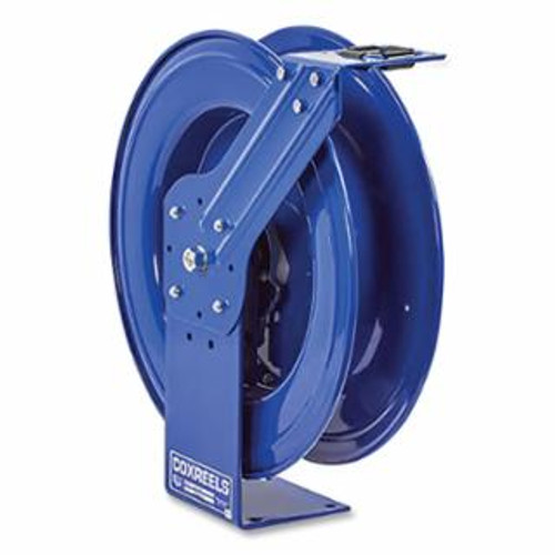 BUY DUAL HYDRAULIC HOSE SPRING REWIND HOSE REELS FOR HYDRAULIC OIL, 1/4 IN INSIDE DIA, 50 FT HOSE CAPACITY, 3000 PSI now and SAVE!