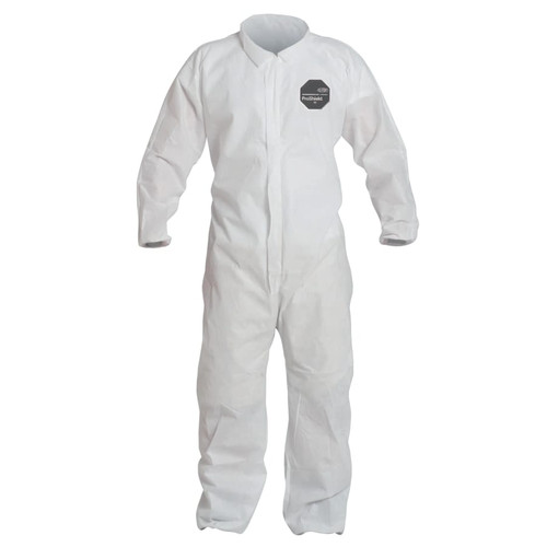 BUY PROSHIELD 10 COVERALL, COLLAR, ELASTIC WRISTS AND ANKLES, ZIPPER FRONT, STORM FLAP, WHITE, 2X-LARGE, 251-PB125SW-2XL - SOLD PER 25 EACH now and SAVE!