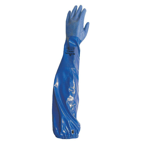 BUY NSK26 CHEMICAL PROTECTION NITRILE COATED GLOVE, X-LARGE, BLUE now and SAVE!