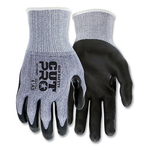 BUY CUT PRO 15 GAUGE HYPERMAX SHELL CUT, ABRASION AND PUNCTURE RESISTANT WORK GLOVES, NITRILE FOAM, SMALL, GRAY/BLACK now and SAVE!