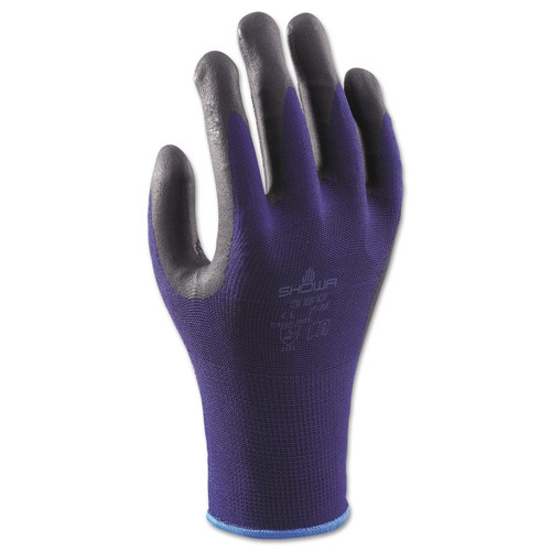 BUY 380 COATED GLOVES, 6/SMALL, BLACK/BLUE now and SAVE!