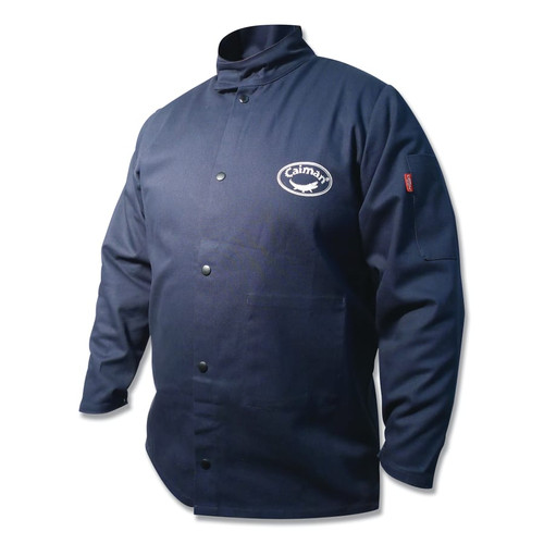 BUY 3000 FLAME RESISTANT 9 OZ COTTON COAT/JACKET, LARGE, NAVY, 33 IN L now and SAVE!