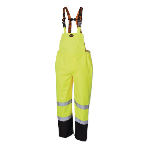 BUY 5404AU/5405AU HV 300D RIPSTOP WATERPROOF SAFETY BIB PANT, X-LARGE, Y/G now and SAVE!