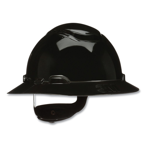 BUY SECUREFIT PRESSURE DIFFUSION RATCHET SUSPENSION W/UVICATOR HARD HATS AND CAPS, FULL BRIM, VENTED, BLACK now and SAVE!