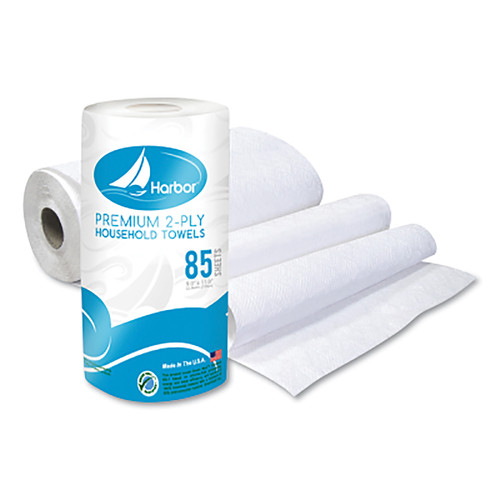 BUY HOUSEHOLD ROLL TOWELS, 11.0 IN W X 9.0 IN L PER SHEET, 85 SHEETS/RL, 2-PLY, WHITE now and SAVE!