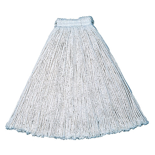 BUY VALUE PRO CUT-END COTTON WET MOP HEAD, 24 OZ, COTTON, 1 IN HEADBAND now and SAVE!