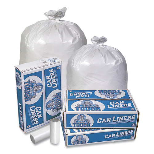 BUY MIGHTY TOUGH TRASH LINER, 12 TO 16 GAL, 0.45 MIL, 24 IN W X 32 IN H, WHITE now and SAVE!