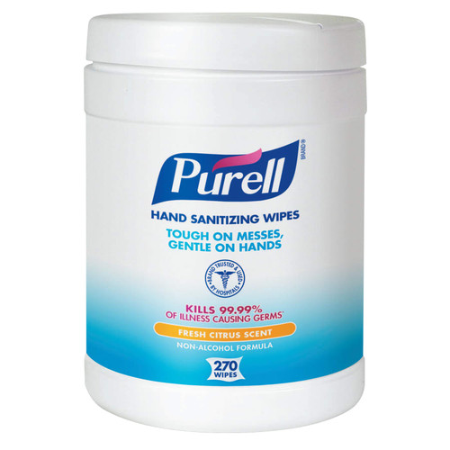 BUY HAND SANITIZING WIPES, ECO-FIT CANISTER, 270 SHEETS, CITRUS now and SAVE!