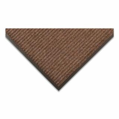 BUY HERITAGE RIB HEAVY-WEIGHT SCRAPER ENTRANCE MAT, 3/8 IN X 4 FT W X 6 FT L, NEEDLE-PUNCHED YARN, VINYL BACKING, BROWN now and SAVE!