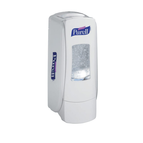 BUY ADX PUSH-STYLE HAND SANITIZER DISPENSER, 700 ML REFILL SIZE, WHITE, ADX-7 now and SAVE!