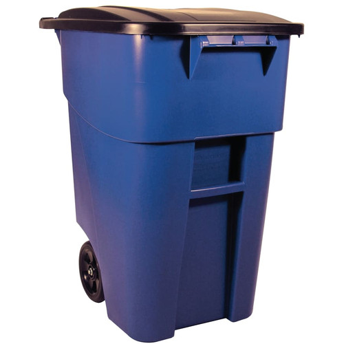 BUY BRUTE ROLL OUT CONTAINERS, 50 GAL, BLUE now and SAVE!