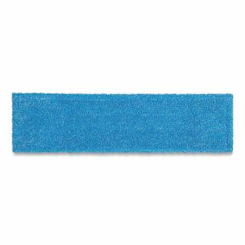 BUY ADAPTABLE FLAT MOP MICROFIBER PAD, 5.5 IN W X 19.5 IN L, BLUE now and SAVE!