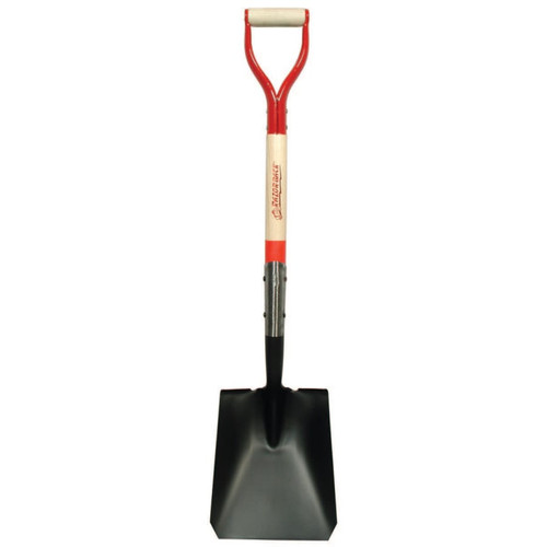 BUY SQUARE POINT TRANSFER SHOVEL, 12 IN L X 9.5 IN W BLADE, 30 IN NORTH AMERICAN HARDWOOD STEEL/WOOD D-GRIP HANDLE now and SAVE!