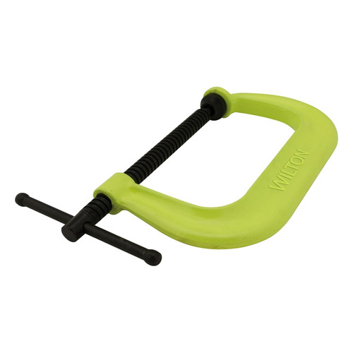 BUY 400 SF HI-VISIBILITY SAFETY C-CLAMPS, SLIDING PIN, 4 1/8 IN THROAT DEPTH now and SAVE!