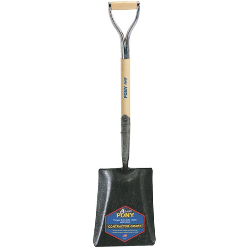 BUY SHOVELS, 12 IN X 9 3/4 IN SQUARE POINT BLADE, 27 IN WHITE ASH D-HANDLE now and SAVE!