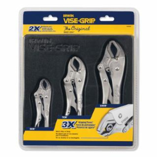 BUY THE ORIGINAL 3 PC. LOCKING PLIERS SET, 5 IN, 7 IN, 10 IN, TRAY now and SAVE!