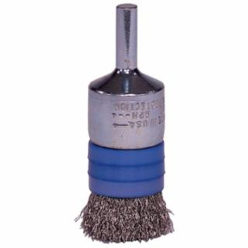 BUY BANDED CRIMPED WIRE END BRUSH, STEEL, 3/4 IN X 0.008 IN, 20,000 RPM now and SAVE!
