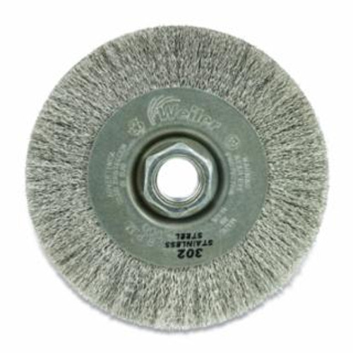 BUY 4" NARROW CRIMPED WIRE WHEEL 1/2"-3/8" W now and SAVE!