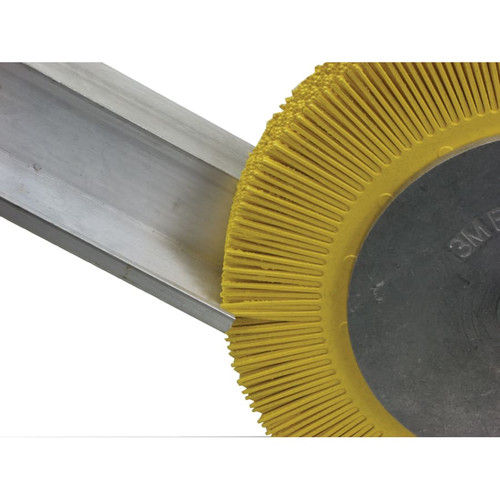 BUY RADIAL BRISTLE BRUSH, 8 IN D X 1 IN W, 6,000 RPM, GRIT 80 now and SAVE!