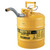 BUY TYPE II ACCUFLOW SAFETY CAN, DIESEL, 5 GAL, YELLOW, INCLUDES 1 IN OD FLEXIBLE METAL HOSE now and SAVE!