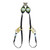 Buy TIE-BACK SELF-RETRACTING LIFELINE DEVICE, 9 FT, DUAL HARNESS CONNECTOR, 300 LB, STEEL TIE-BACK SNAP HOOK, 2 LEGS now and SAVE!