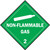 BUY VEHICLE PLACARDS, NON-FLAMMABLE GAS, GREEN BACKGROUND/WHITE TEXT now and SAVE!