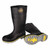 Buy XTP PVC STEEL TOE KNEE BOOTS, 15 IN H, SIZE 7, BLACK/GRAY/YELLOW now and SAVE!