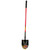 BUY ROUND POINT SHOVEL, 12 IN L X 9.5 IN W BLADE, 48 IN STRAIGHT FIBERGLASS HANDLE W/CUSHION END GRIP, CLOSED BACK now and SAVE!