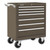 BUY K1800 INDUSTRIAL ROLLER CABINET, 27 IN W X 18 IN D X 35 IN H, 7-DRAWER, BALL-BEARING SLIDES, BROWN WRINKLE now and SAVE!