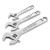 BUY 3 PC ADJUSTABLE WRENCH SET, 6 IN, 8 IN, 10 IN, SATIN CHROME W/POLISHED FACE now and SAVE!