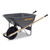 BUY STEEL WHEELBARROW,  6 CU FT, 1 NEVER FLAT TIRE, COOL GRAY now and SAVE!