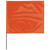 BUY STAKE FLAGS, 4 IN X 5 IN, 21 IN HEIGHT, PVC; STEEL WIRE, ORANGE now and SAVE!