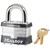 BUY NO. 5 LAMINATED STEEL PADLOCK, 3/8 IN DIA X 15/16 IN W X 1 IN H SHACKLE, SILVER/GRAY, KEYED DIFFERENT, 470-5DCOM - SOLD PER 4 EACH now and SAVE!