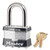 BUY NO. 5 LAMINATED STEEL PADLOCK, 3/8 IN DIA X 15/16 IN W X 1-1/2 IN H SHACKLE, SILVER/GRAY, KEYED ALIKE, KEYED 3779 now and SAVE!