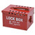 BUY EXTRA LARGE METAL LOCK BOX, 6" H X 7 3/8" W X 9 1/4" D, HOLDS 12 LOCKS, RED now and SAVE!