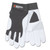 BUY 906DP LEATHER PALM MECHANICS GLOVES, GOATSKIN, COWHIDE PALM, MEDIUM, WHITE/BLACK/GRAY now and SAVE!