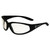 S&W 38 19856 SPECIAL SAFETY GLASSES BLACK FRAME CLEAR - SOLD EACH